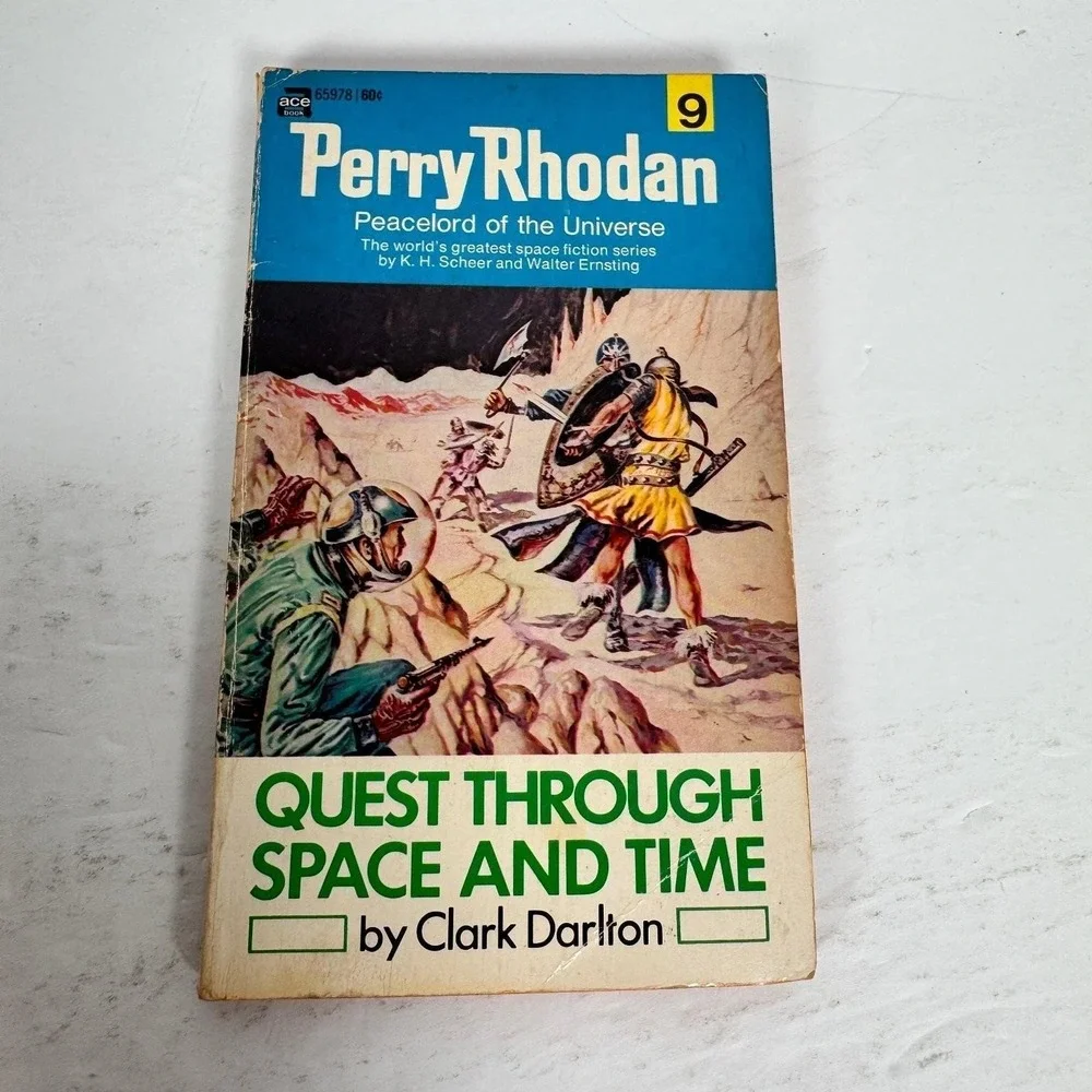 Perry Rhodan #9 Quest Through Space and Time 1st Ed 1971 Ace PB Clark Darlton